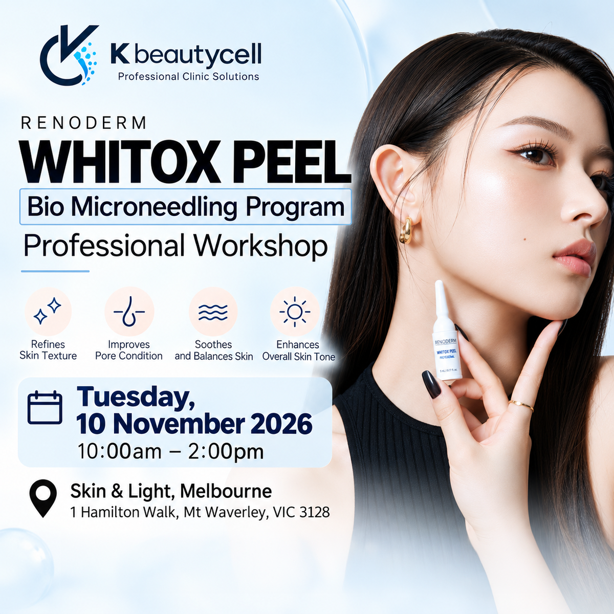 RENODERM WHITOX Professional Workshop – 10 November 2026