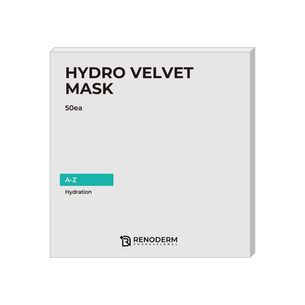 Box of Hydro Velvet Mask by Renoderm on a white background